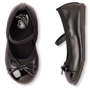 The children’s place toddler girl ballet flats with patent toe